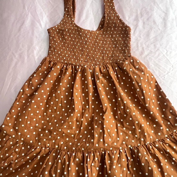Rust Mini Sundress ASOS Design - Picture 3 of 3